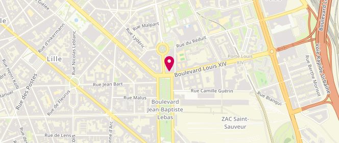 Plan de Au P'Tit Louis, 1 Boulevard Jean-Baptiste Lebas, 59000 Lille