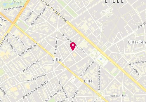 Plan de Paul, 22 Centre Commercial Euralille, 59777 Lille