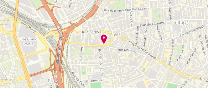 Plan de Au Bon Pain, 89 Rue Pierre Legrand, 59800 Lille