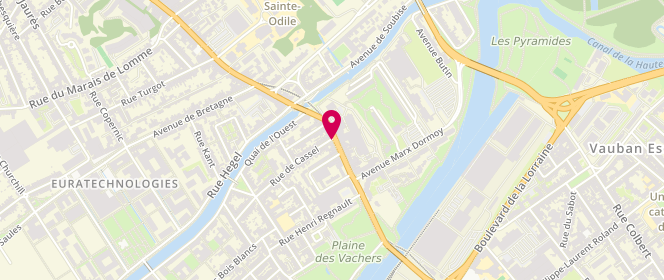 Plan de La Baguette du Bois, 133 avenue de Dunkerque, 59000 Lille