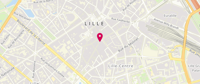 Plan de Brioche Dorée, 13 Rue de Béthune, 59000 Lille