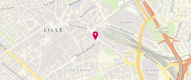 Plan de L'Aziza, 12 Rue du Molinel, 59000 Lille