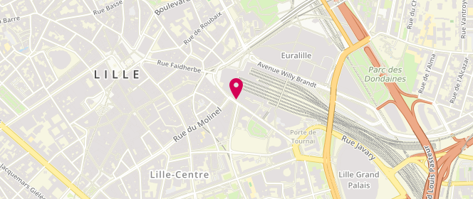 Plan de Le Sucre Sale de Flandre, 19 Rue Tournai, 59800 Lille