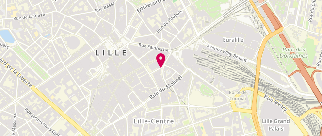 Plan de Boulangerie du Renard, 2 Rue Saint-Génois, 59800 Lille