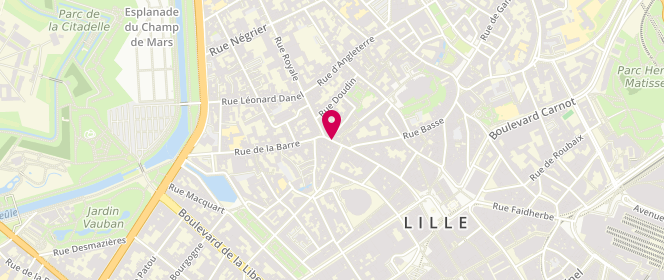Plan de Boulangerie Brier, 118 Rue Esquermoise, 59800 Lille