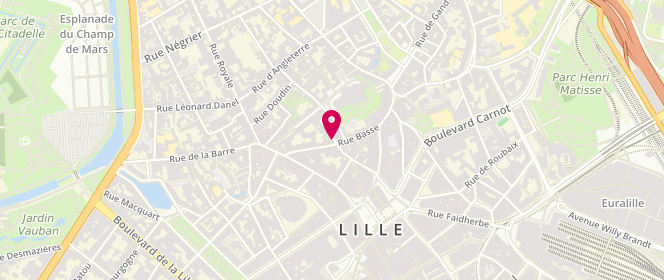 Plan de Patrick HERMAND, 1 Rue Bartholomé Masurel, 59800 Lille