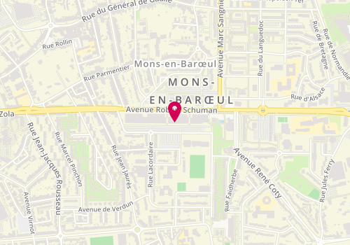Plan de Boulangerie Monsoise, 37 Résidence de l'Europe
Rue du Maréchal Lyautey, 59370 Mons-en-Barœul