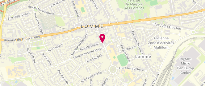 Plan de DESAULTY Pierre-Marie, 81 Avenue Roger Salengro, 59160 Lille
