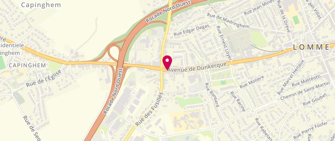 Plan de Les Delices du Bourg, 951 Avenue de Dunkerque, 59160 Lille