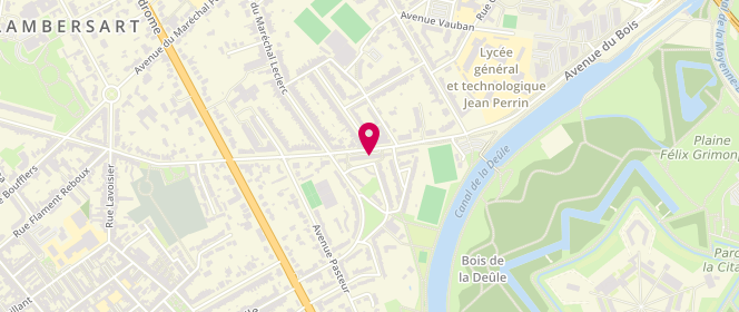 Plan de Boulangerie Bèle, 38 avenue Henri Delecaux, 59130 Lambersart