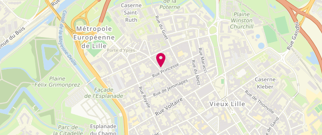 Plan de Boulangerie Degruson, 102 Rue Saint-André, 59800 Lille
