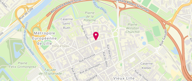 Plan de Le Fournil Saint Sebastien, 95 Rue Saint Sebastien, 59800 Lille