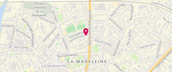 Plan de La Huche Aux Pains, 211 Rue du Général de Gaulle, 59110 La Madeleine