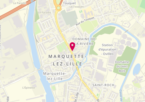 Plan de Boulangerie Maxime Brice, 4 Rue de Wambrechies, 59520 Marquette-lez-Lille