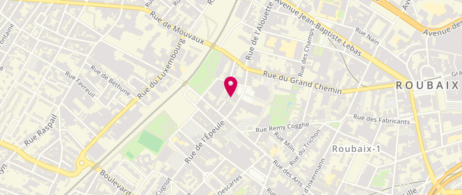 Plan de Délice de l'Orient, 46 Rue de l'Epeule, 59100 Roubaix