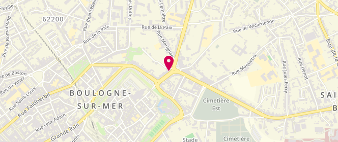 Plan de Au P'tit Patissier, 35 Rue de la Prte Neuve, 62200 Boulogne-sur-Mer