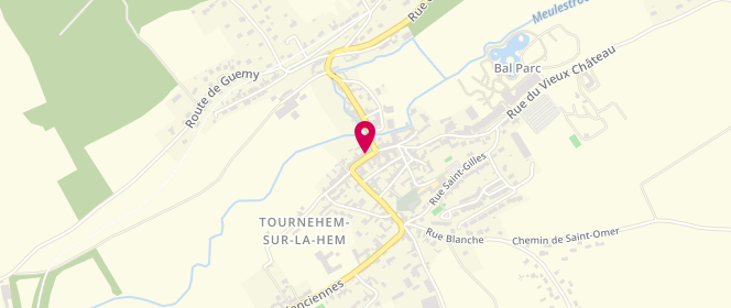 Plan de Boulangerie le Bel, 82 Rue Chanoines, 62890 Tournehem-sur-la-Hem