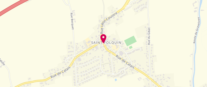 Plan de Boulangerie, Patisserie, 128 Route de Calais, 62370 Saint-Folquin