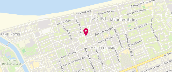 Plan de L'Epi Doré, 11 Place de Turenne Malo Les Bains, 59240 Dunkerque