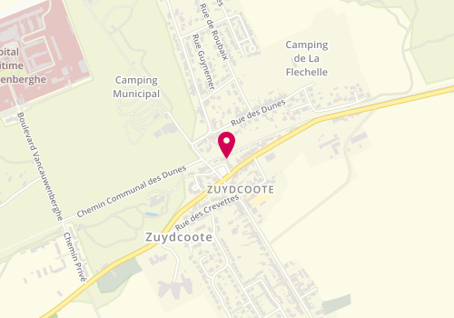 Plan de Au Fournil de Zuydcoote, 7 Place de la Gare, 59123 Zuydcoote